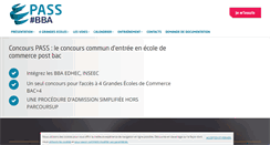 Desktop Screenshot of concours-pass.com